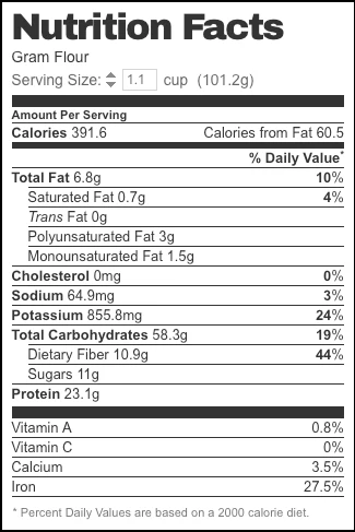 Chickpea Flour | Besan Atta (1 KG Pack) - Image 4