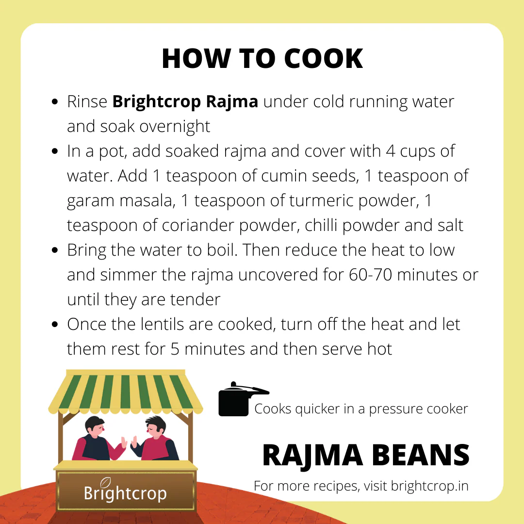 Rajma Chitra | Kidney beans (1kg Pack) - Image 3