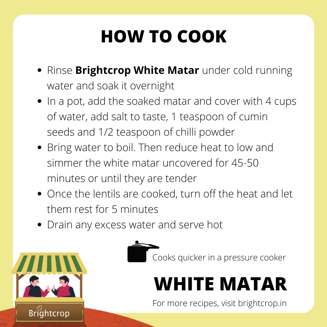 White Peas | Matar (1kg Pack) - Image 3