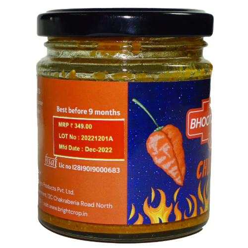 Homemade Extra Hot Chutney | Bhut Jolokia chutney (150 GM) - Image 3