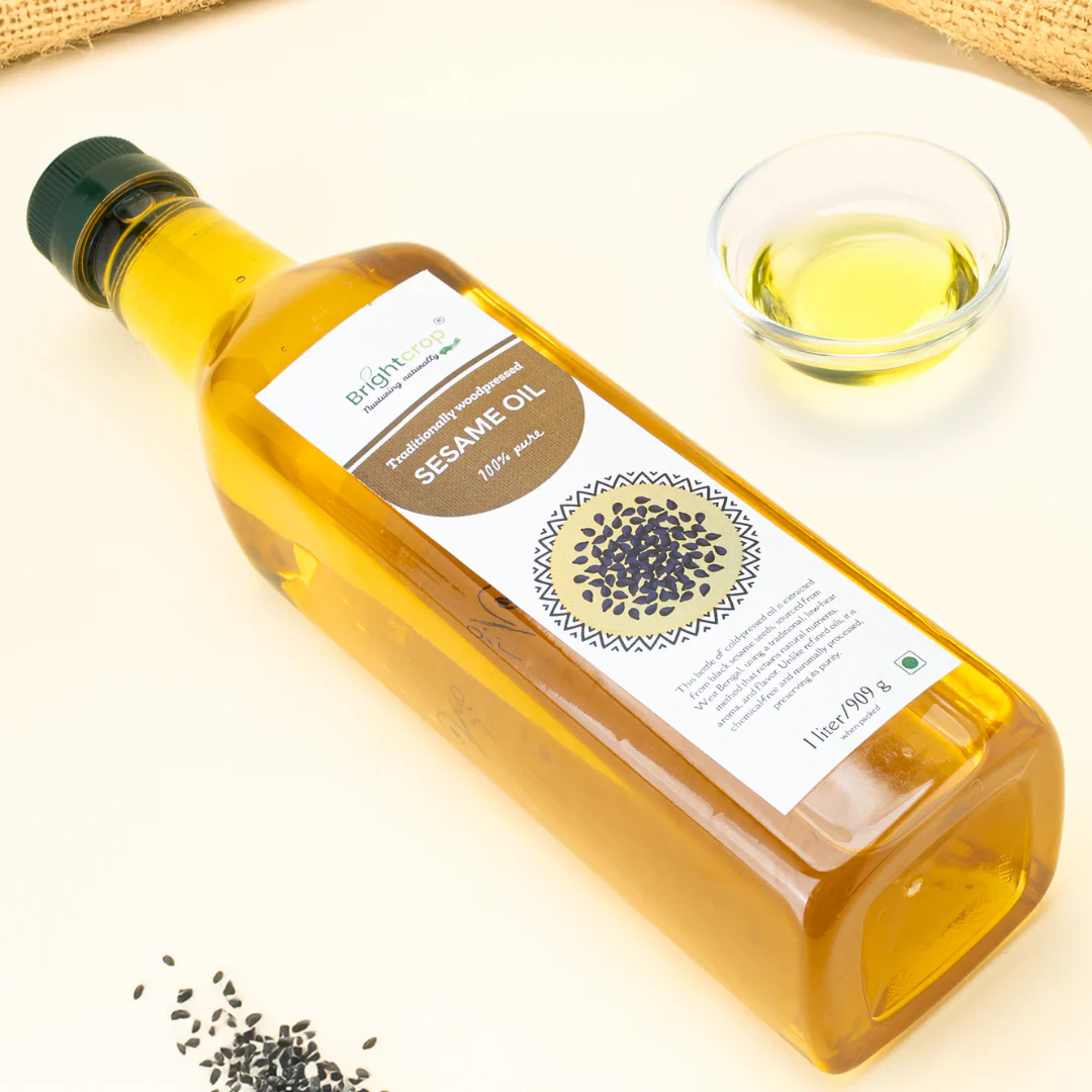 Sesame oil (1 liter bottle) - Image 4